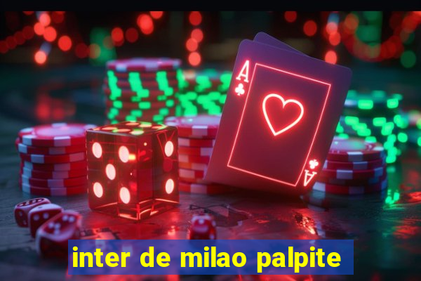 inter de milao palpite